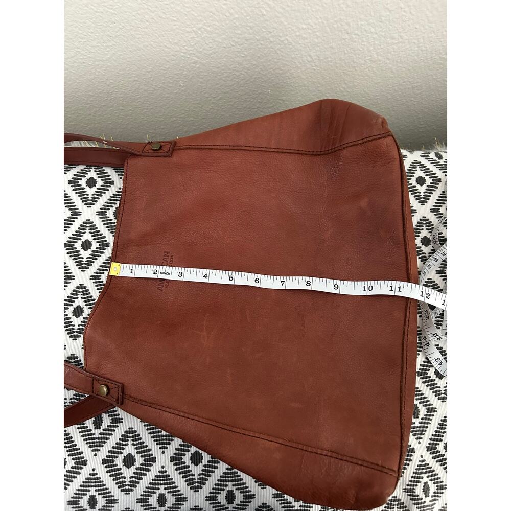 AMERICAN LEATHER CO LIBERTY SHOPPER LEATHER BAG - Picture 11 of 12